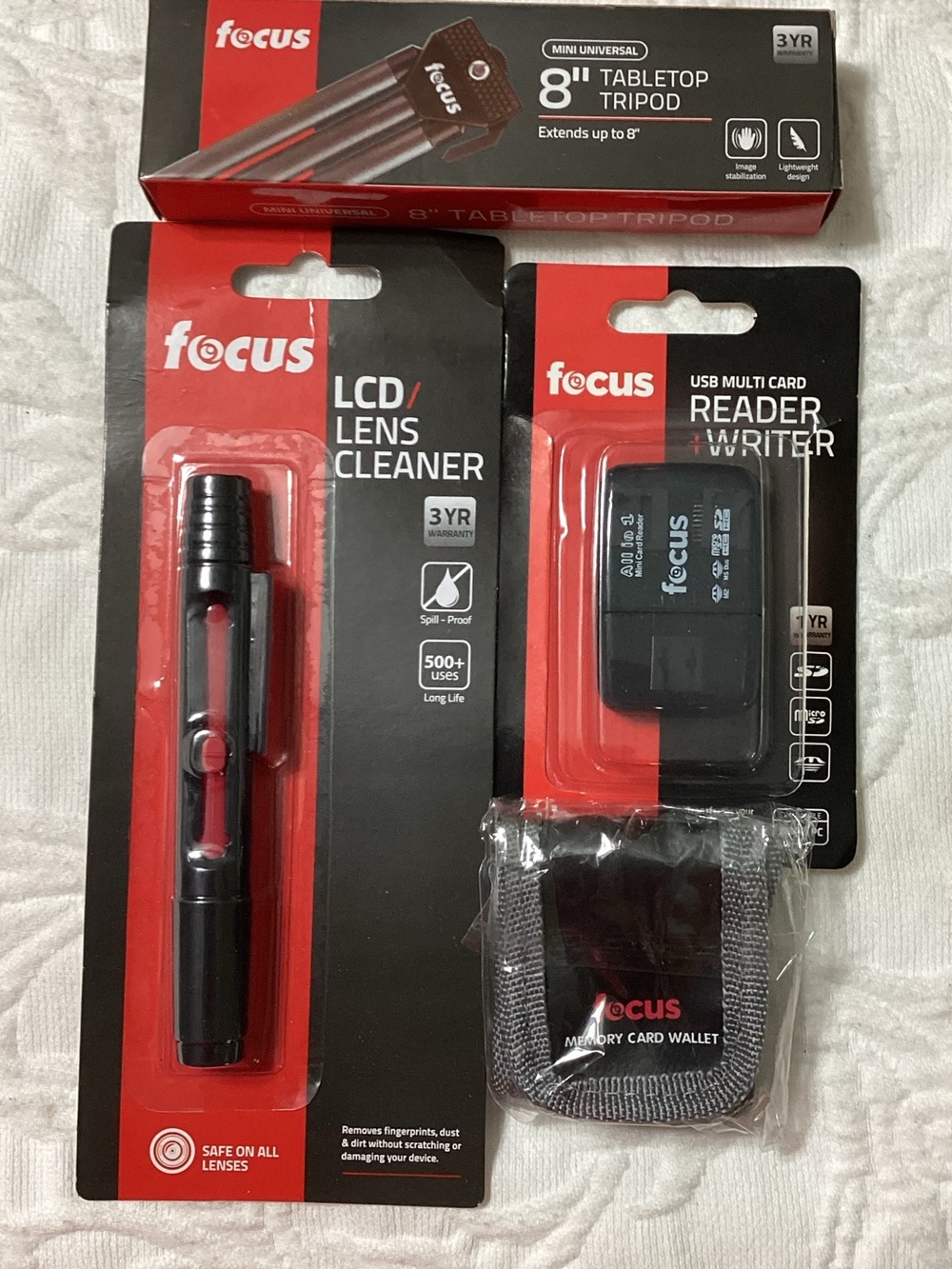 Focus Camera Lot of Accessories NIB